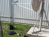 Пример установки спутникового интерн