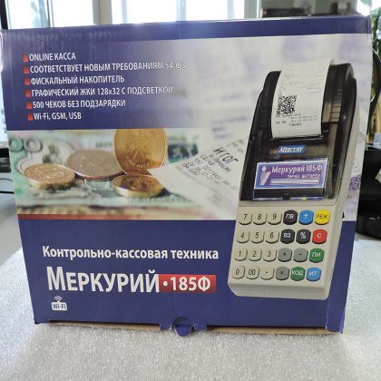 ККТ"Меркурий -185Ф"(GSM, Wi-Fi)c ФН-1